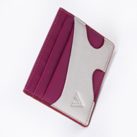 VAND Dompet Fashion Kulit Asli Bertekstur Ultra Tipis Pendek Terbuka Unisex Kapasitas Besar Anti RFID Berkualitas Tinggi