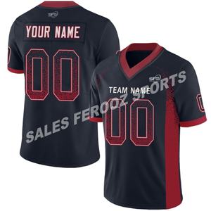 เสื้ออเมริกันฟุตบอลสั่งทำพิเศษ เสื้อผ้าอเมริกันฟุตบอลคุณภาพสูง เสื้อและเจอร์ซีย์อเมริกันวินเทจแบบสั่งทำ - Product Image 1