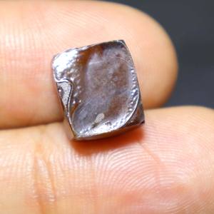 Ágata de fuego mexicana de 7,00 quilates, cabujón Druzy suave, suelta piedra preciosa, ágata de fuego mexicana Natural, cuadrado, 10X9X5MM, fabricación de joyas - Product Image 4