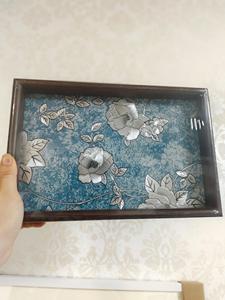 Bandeja de Servicio de Madera MDF con Recubrimiento de Esmalte, Diseño para Hoteles y Restaurantes, Utensilios de Cocina, Bandeja de Mesa de Alta Calidad - Product Image 1