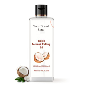 Rince-bouche à l'huile de noix de coco pour des dents plus saines gencives soins bucco-dentaires naturels sans alcool tirant l'huile nettoyage de la bouche en vrac - Product Image 1