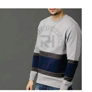 Sudadera de Algodón Grueso, Cuello Redondo, Estilo Holgado, Ropa Urbana, Fabricante, Sudadera Suave, Lisa, para Correr - Product Image 6