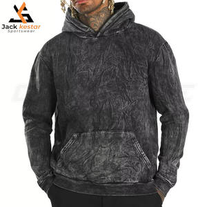 2026 Custom Comfortable Loose Fit Front Solid Tie Dye Technique for Autumn Street Fashion Design Men's <b>Sun</b> Faded Hoodie Soft - Product Image 1