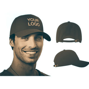 หมวกแก๊ปเบสบอลกอล์ฟทรงพอดีตัวแบบสปอร์ตระดับไฮเอนด์ ปักโลโก้ 3 มิติ แบบกำหนดเอง สำหรับทุกเพศ ผลิตตามแบบ OEM โลโก้ส่วนตัว ผ้าทวิลล์คอตตอน 100% ระบายอากาศได้ดี - Product Image 1
