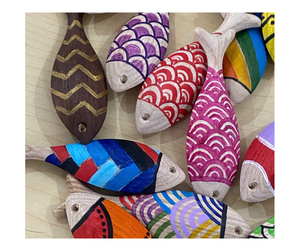 Poisson en bois durable par des artisans du Vietnam: poisson en bois fabriqué à la main avec un art vibrant prêt pour les grandes expéditions à l'exportation bonnes affaires - Product Image 5