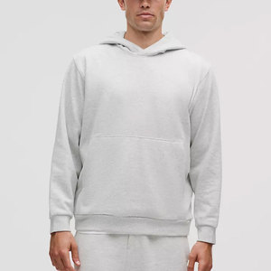 Sudadera con capucha básica de Hip Hop con bolsillo de canguro Sudadera con capucha de algodón pesado personalizada 100% algodón Venta caliente Sudadera con capucha de gran tamaño en blanco - Product Image 4