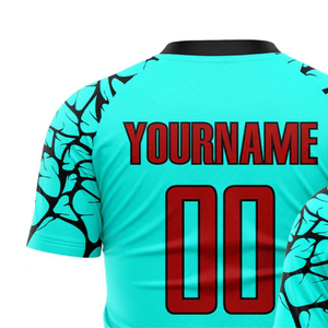 Maillot de football personnalisé 100% coton, léger, respirant, écologique, imperméable, séchage rapide, manches courtes, vêtements de sport - Product Image 5