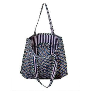 Sac fourre-tout en coton vintage fait à la main en Inde pour femmes, imprimé à la main, matelassé, sac à bandoulière pour l'été, l'automne et l'hiver, pour le shopping - Product Image 3