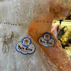 คอลเลกชันฤดูร้อนเด็กใหม่ชุดเจ้าหญิงสาวชุดแต่งงานชุดราตรีชุดเย็บปักถักร้อย - Product Image 6