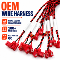 Rangkaian Kabel Konektor Harness Kawat Twisted Pair 2 Pin Kustom untuk Modul Kipas Papan Kontrol OEM