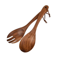 Houten Keuken Lepel Set Voor Het Koken Roeren Serveren Van Natuurlijke Bamboe Gebruiksvoorwerpen Voor Eco Thuisgebruik