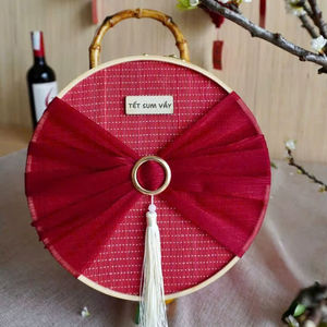 Cesta de Regalo de Bambú, Tejido de Bambú Natural Duradero para Empaque de Regalos Premium, Presentación Minorista, Producida en Vietnam - Product Image 1