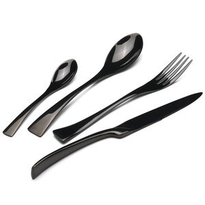 Custom Wholesale Modern India Supplies Stainless Steel Silverware Elegant Cutlery <b>Flatware</b> Set for Restaurant Home Hotels - Product Image 2