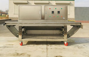 Motor de componente central de peladora de cebolla Horizontal completamente automático para pelar verduras y agua fruta 380V 3kw - Product Image 5