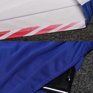 ชุดเสื้อฟุตบอลสำหรับผู้ใหญ่ผู้ชายชุดกีฬาชุดฝึกฟุตซอล100% โพลีเอสเตอร์น้ำหนักเบาเป็นมิตรกับสิ่งแวดล้อม - Product Image 4