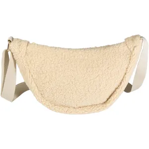 Borsa a Tracolla Ecologica Promozionale in Sherpa Riciclato a Forma di Orso - Product Image 5