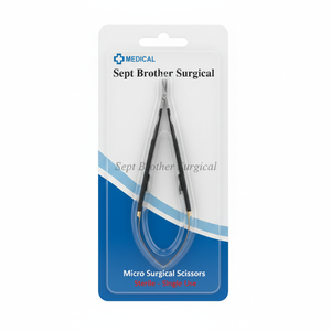Porte-aiguilles en acier inoxydable de qualité supérieure avec manche doré, inserts en carbure de tungstène, outils de microchirurgie de qualité chirurgicale - Product Image 5