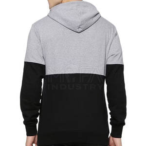 Sudadera con capucha de gran tamaño para hombre, proveedor de marca privada básica, sudaderas con capucha de mezcla de algodón con etiquetas personalizadas, opciones de impresión y embalaje - Product Image 3