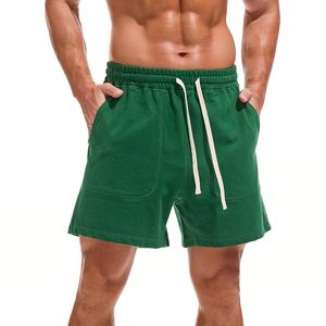 Manufacturer Custom <b>Men's</b> Joggers <b>Shorts</b> Canvas Breathable Elastic Waist Summer Cotton <b>Shorts</b> For <b>Men</b> Drawstring Closure - Product Image 1