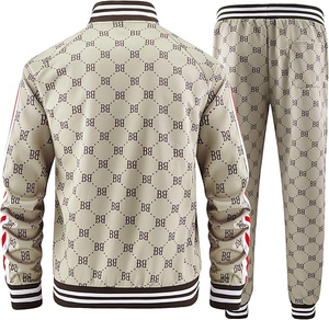 Conjunto Deportivo Informal para Hombre, Pantalones con Cintura Elástica, Forro Polar, Dos Piezas, Conjunto Deportivo de Invierno, Chaqueta Cálida, Venta al por Mayor - Product Image 6