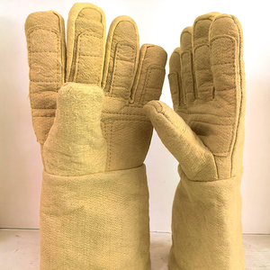 Guantes de cuero resistentes a cortes de cinco dedos de alta calidad al por mayor resistencia a altas temperaturas Venta caliente Textiles cuero - Product Image 3