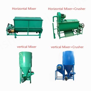 Electric Feed <b>Mixer</b> Machine Horizontal Mixing Blender Chicken Poultry Cow Cattle Farm Use Ribbon Blenders Mixes <b>Small</b> Pig ANIMAL - Product Image 4