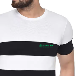 T-shirt Homme Coupe Boxy Personnalisé 230g en Coton Lourd 100% Coton Teint Uni Épaules Tombantes Coupe Classique Écologique - Product Image 3