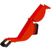 Distributeur de billets d'attente Chiocciola-Distributeur mural compact rouge avec support inclus