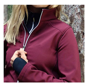 Chaqueta de concha suave Ecuestre para mujer, ropa deportiva elegante, cómoda, hecha en fábrica, nueva - Product Image 1