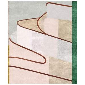 Tapis d'intérieur en laine fait main de luxe, design personnalisé, vente en gros, tapis fait main pour salon, pour TEXTILES INDIENS H/L - Product Image 1