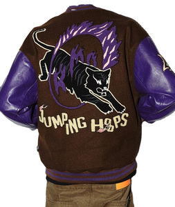 Fabricants de vêtements sur mesure Veste universitaire Letterman à manches en cuir PU personnalisée pour hommes Vestes universitaires pour hommes - Product Image 2