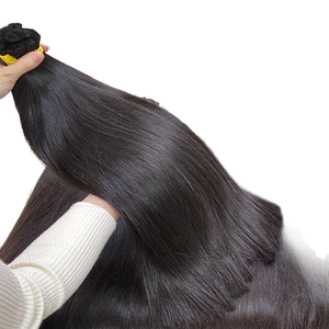 VQ Hair-Extensions de cheveux vietnamiennes vierges de luxe, qualité 100%, à donneur unique, double trame droite pour femmes noires - Product Image 5