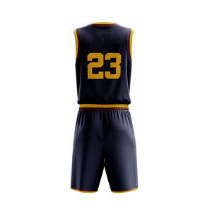 Ensembles d'uniformes de basket-ball personnalisés de meilleure qualité Conception de sublimation pour les jeunes Respirant Options de taille Techniques imprimées en gros - Product Image 3