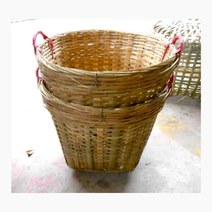 <b>Bamboo</b> <b>Basket</b> Woven Crafted <b>Basket</b> With Sustainability Eco-Friendly Handmade Products for Vintage Decoration - Product Image 1