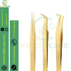 Pinces à sourcils en acier inoxydable de qualité supérieure, professionnelles, multicolores, certifiées CE ISO, revêtement papier, style unique - Product Image 3