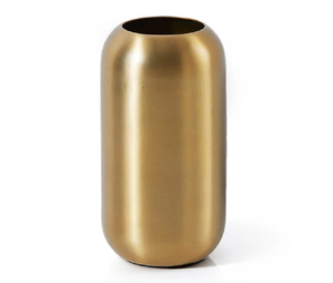 Vase à fleurs de luxe en laiton plaqué or en acier inoxydable Design moderne élégant pour la décoration de table de salon de mariage d'événements à la maison - Product Image 1