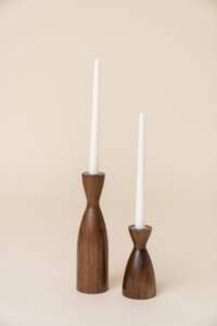 เชิงเทียนไม้ดีไซน์สวยหรูหราทำจากไม้เหมาะสำหรับใช้บนโต๊ะอาหารและอุปกรณ์รับประทานอาหารของตกแต่งบ้าน - Product Image 3