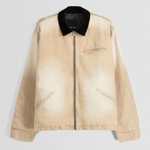 Veste en jean avec design personnalisé pour hommes Vêtements décontractés en coton Veste en jean en tissu doux pour hommes - Product Image 4