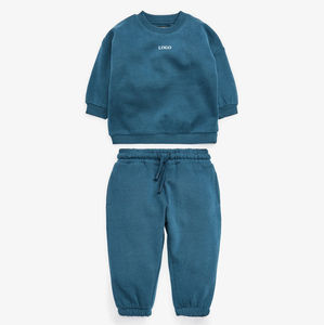 Chándal de hombre de servicio OEM, chándal de manga larga y tela ligera para niños, chándal ajustado de tendencia superior para niños - Product Image 6