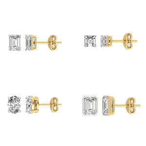 0.6 carats 14K or massif élégant exportateur indien bijoux IGI certifié laboratoire cultivé diamant boucles d'oreilles pour les femmes - Product Image 4