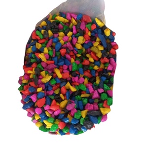 Petits galets d'onyx polis super ronds de taille moderne, multicolores, pierre Rodi, galets artificiels, décoration de table pour la maison et le bureau - Product Image 3