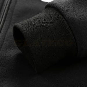 Servicio OEM, Conjuntos Deportivos de Forro Polar para Hombre al por Mayor, Talla Grande, Ecológicos, Ligeros, de Color Sólido, 100% Algodón - Product Image 5