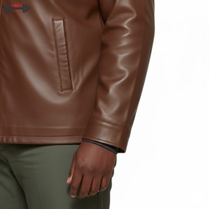 Nouveautés 2025 Veste bomber en peau de mouton de haute qualité pour femmes Grande taille Design tendance Col rabattu Hiver - Product Image 6