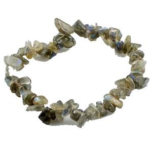 Super Chip pulsera Natural labradorita Chip pulsera cristal piedra Chip pulsera piedras preciosas mujeres colorido Natural mayorista - Product Image 6