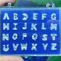 Lettre A à Z forme lâche DEF VVS-VS HPHT CVD 6mm IGI/GIA certifié synthétique naturel cultivé en laboratoire Alphabet fantaisie diamant bijoux