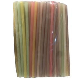 หลอดฟางข้าวธรรมชาติผสมสีสำหรับงานปาร์ตี้และของขวัญทำจากเวียดนาม - Product Image 1