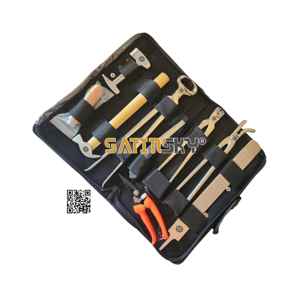 Kit complet de soins des sabots pour maréchal-ferrant, 6 pièces, dans un étui de transport, qualité supérieure, emballage personnalisé, fournisseur direct - Product Image 2