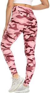 Women Custom Fitness Leggings Breathable Quick Dry High Waist <b>Tummy</b> <b>Control</b> Yoga Leggings Bulk Order Custom Logo - Product Image 3