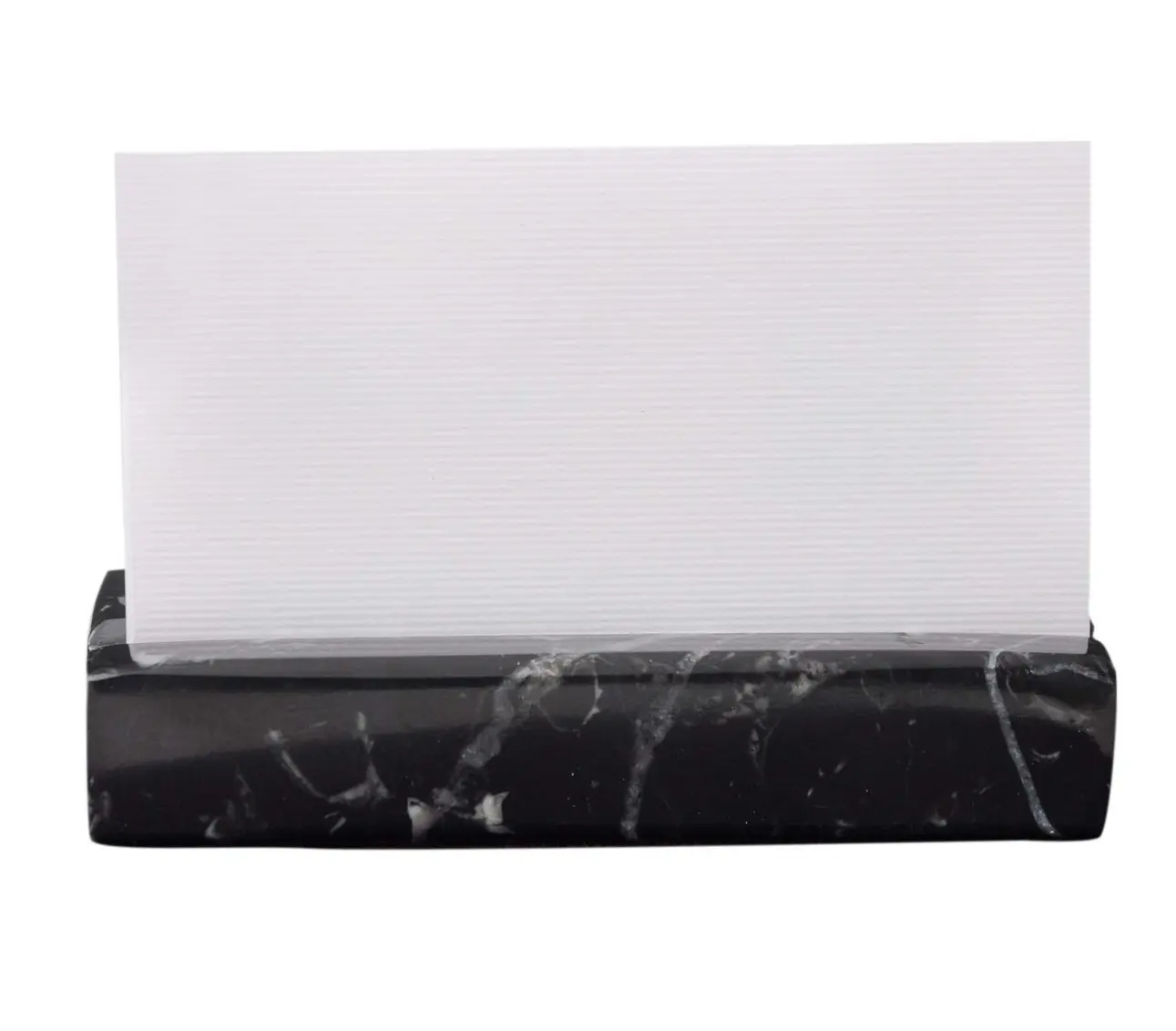 most selling marble card holder Handmade Polished Wedding Table Desktop Memo marble card holder best price