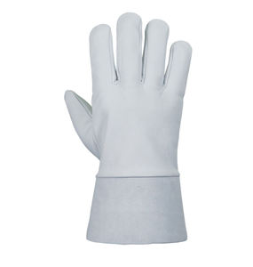 Gants de travail robustes en cuir de vachette Gants de mécanicien d'impact Gants de travail de construction de moto imperméables - Product Image 5